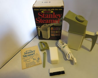 Vintage iron steamer Osrow Stanley Stemer vintage 1970s USA in original boxes with instructions and accessories