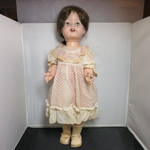 Wilkinson and Gross Cinderella Doll no 4 hard plastic 22 inch walker crier circa 1950s