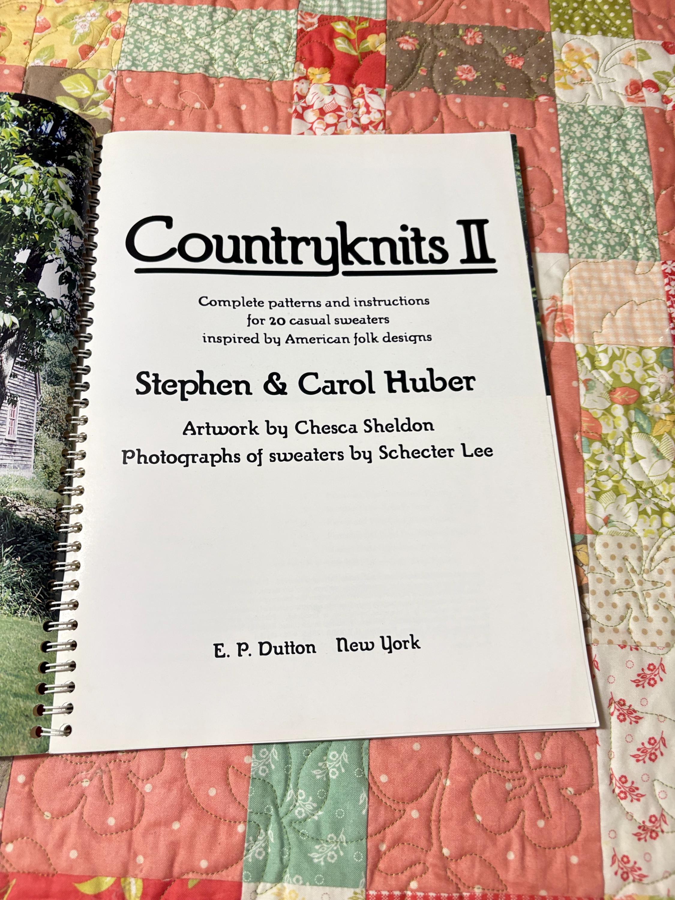 カントリーニット　Countryknits　2冊 Countryknits II Sweater Patterns: 20 American Folk Designs by