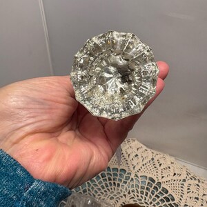 Vintage Door Knob Choice Listing Fluted Glass Parks Bennington Starburst Fluted Glass