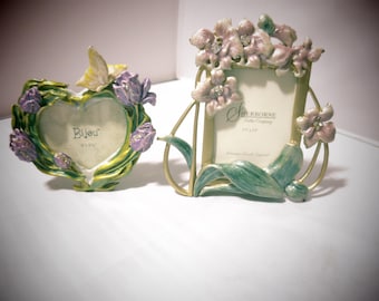 Vintage Frame Choice Listing Bijou Heart Floral Butterfly or Sherborne Floral
