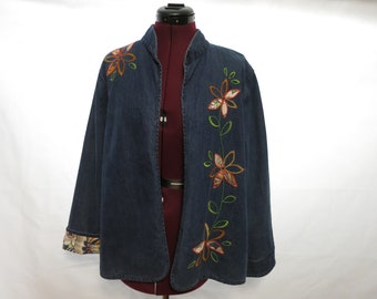 Alfred dunner denim sales jacket