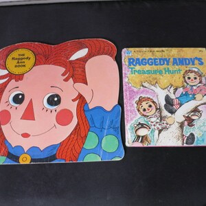 The Raggedy Ann Treasure Hunt or The Raggedy Ann Book Golden Shape Book Choice of Books Listing