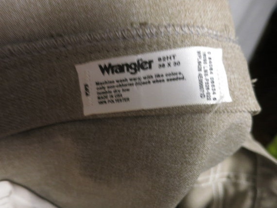Vintage Wrangler Mens Pants Brown size 38W X 28 L… - image 6
