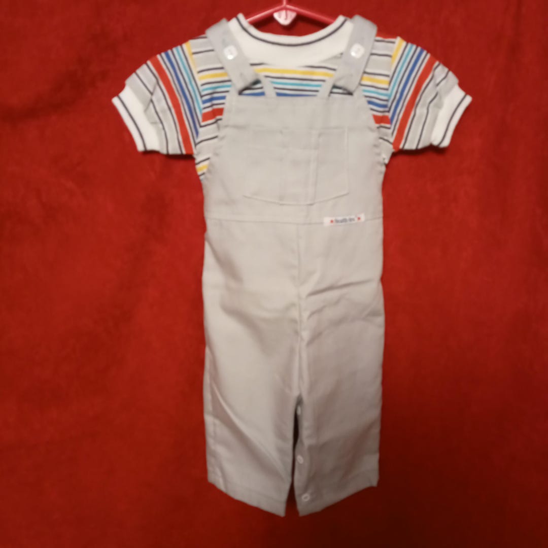 vintage usa ヘルステックス　ロンパース　オーバーオール Vintage 80s Health-Tex 2-piece Outfit Size 18 Months; Made