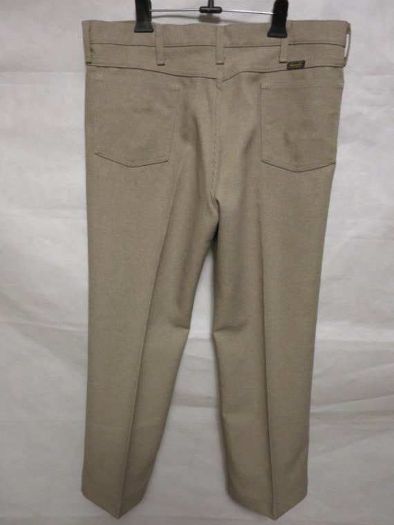Vintage Wrangler Mens Pants Brown size 38W X 28 L… - image 2