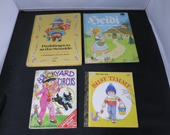 Paddington at the Seaside Heidi Child of the Mountain Back Yard Circus or Busy Timmy choice of books