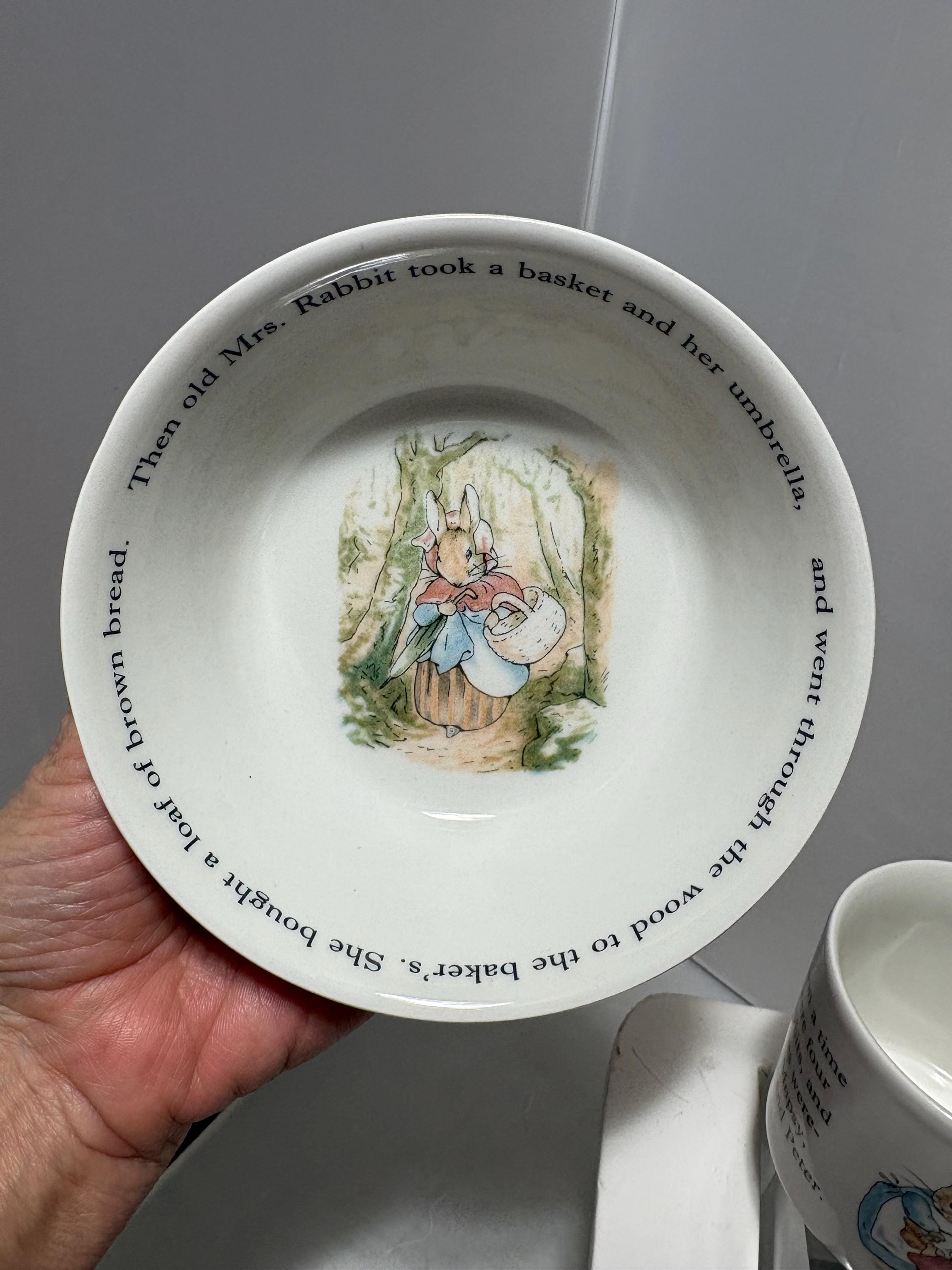 Wedgwood Peter Rabbit Cup or Bowl Choice Vintage 1993 - Etsy
