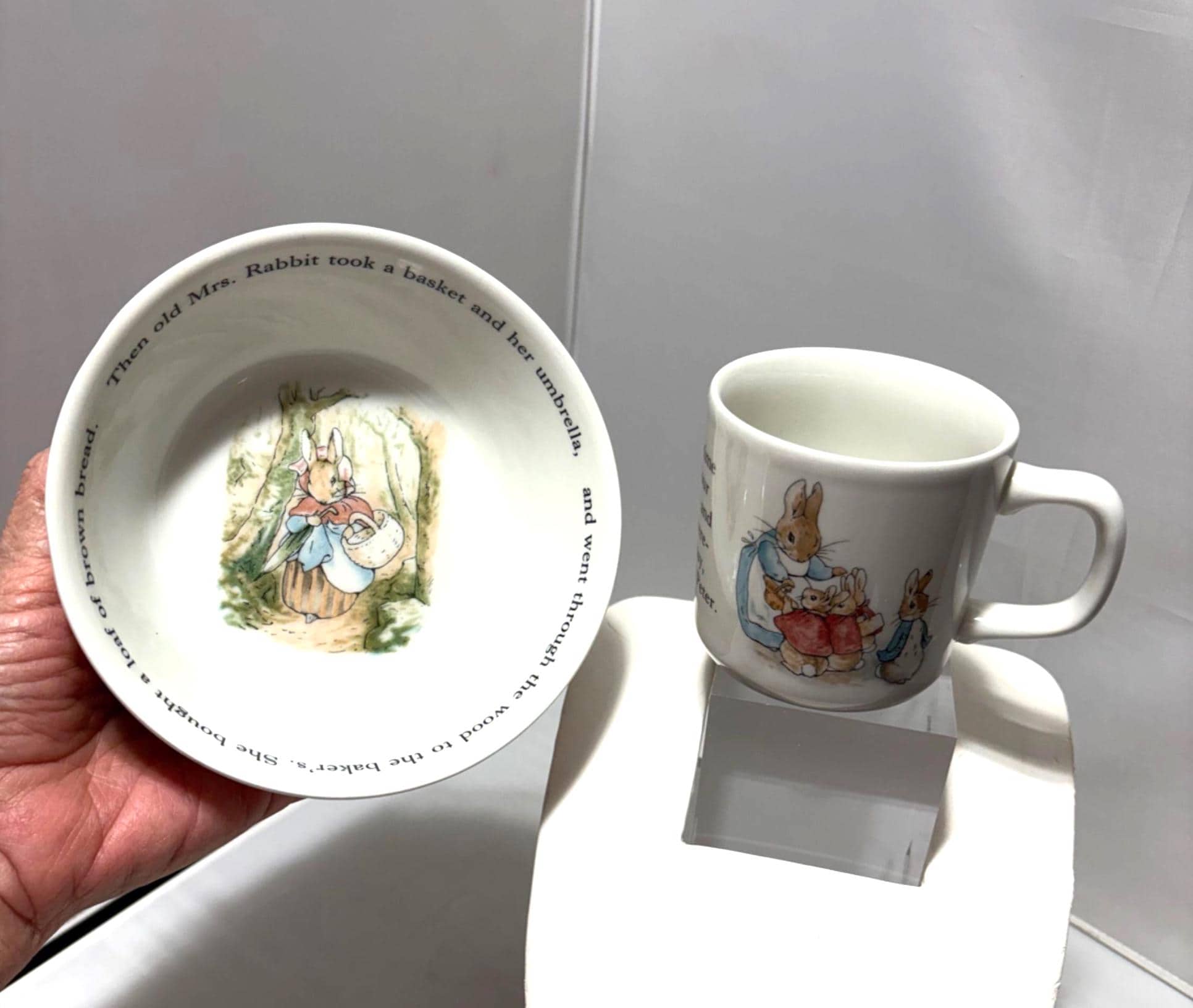 Wedgwood Peter Rabbit Cup or Bowl Choice Vintage 1993 - Etsy