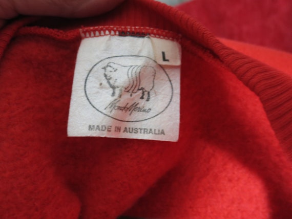 Vintage Australia Koala Bear Sweatshirt Mondo Mer… - image 5