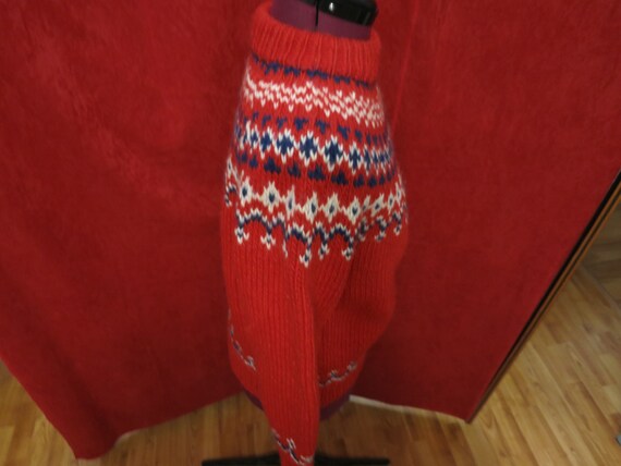 Vintage Jo-Ann Knitwear Pull Over Sweater Hand Kn… - image 4