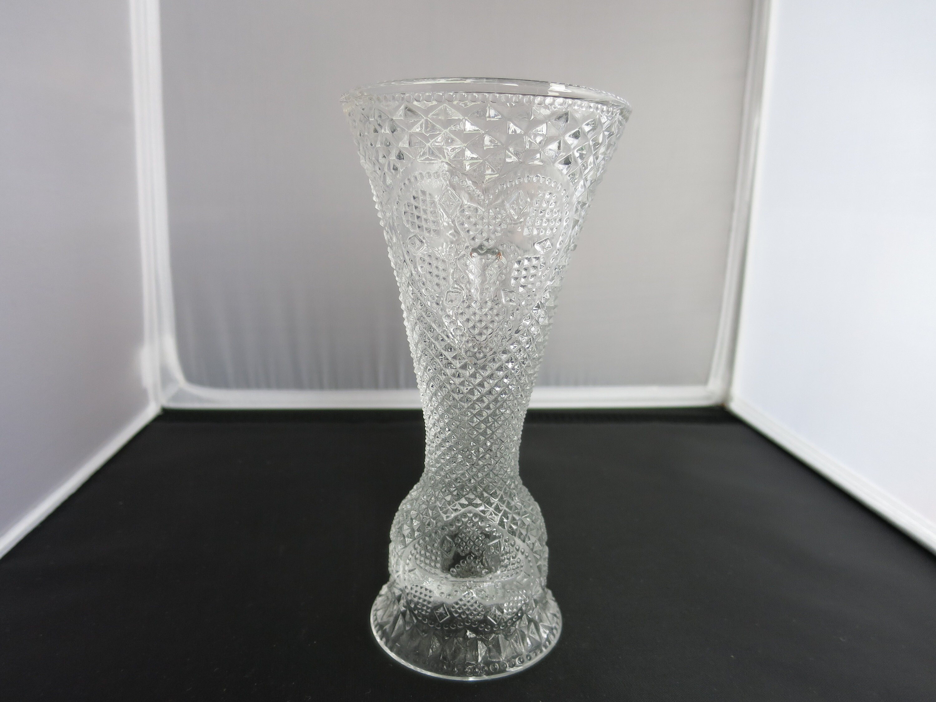 Fostoria Glass Avon Heart Vase Candle Holder 1979 Valentine Etsy UK