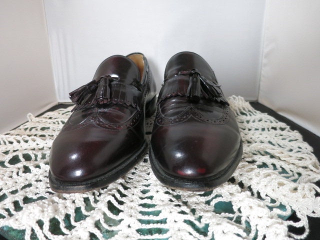 Vintage Johnston Murphy Aristocraft European Leather Loafer Shoes