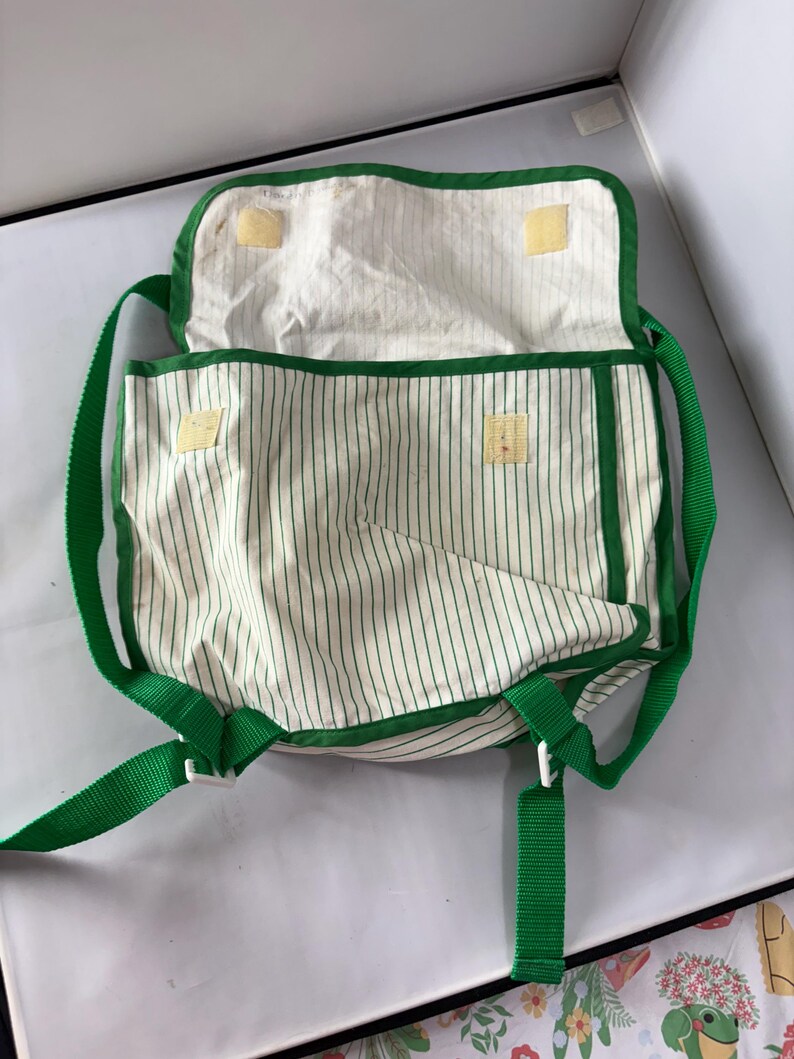 1984 Cabbage Patch Kids Doll Carrier, Green & White Backpack - Etsy