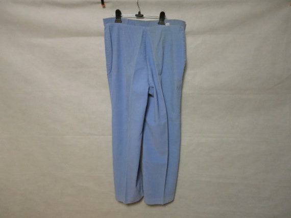 Vintage Levis White Tab Light Blue Corduroy Pants… - image 2