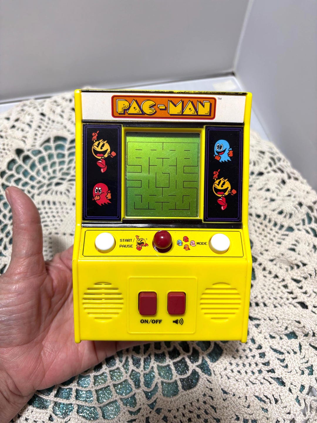 Pac-man Mini Arcade Gam Hand Held Bandai Namco Item 09521 Vintage - Etsy