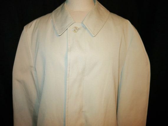 London Towne Mens Coat Winston Khaki Zip Out Lining Size 44 Etsy