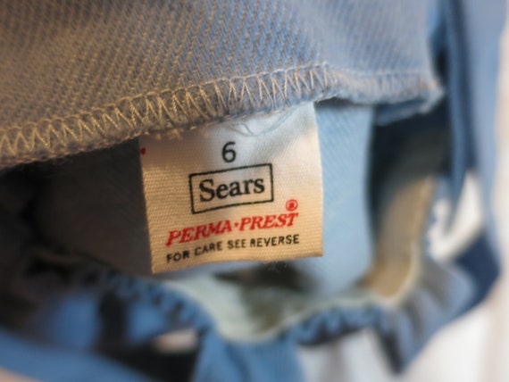 Vintage Sears Bib Jumper Denim Jean Dress Girls S… - image 5