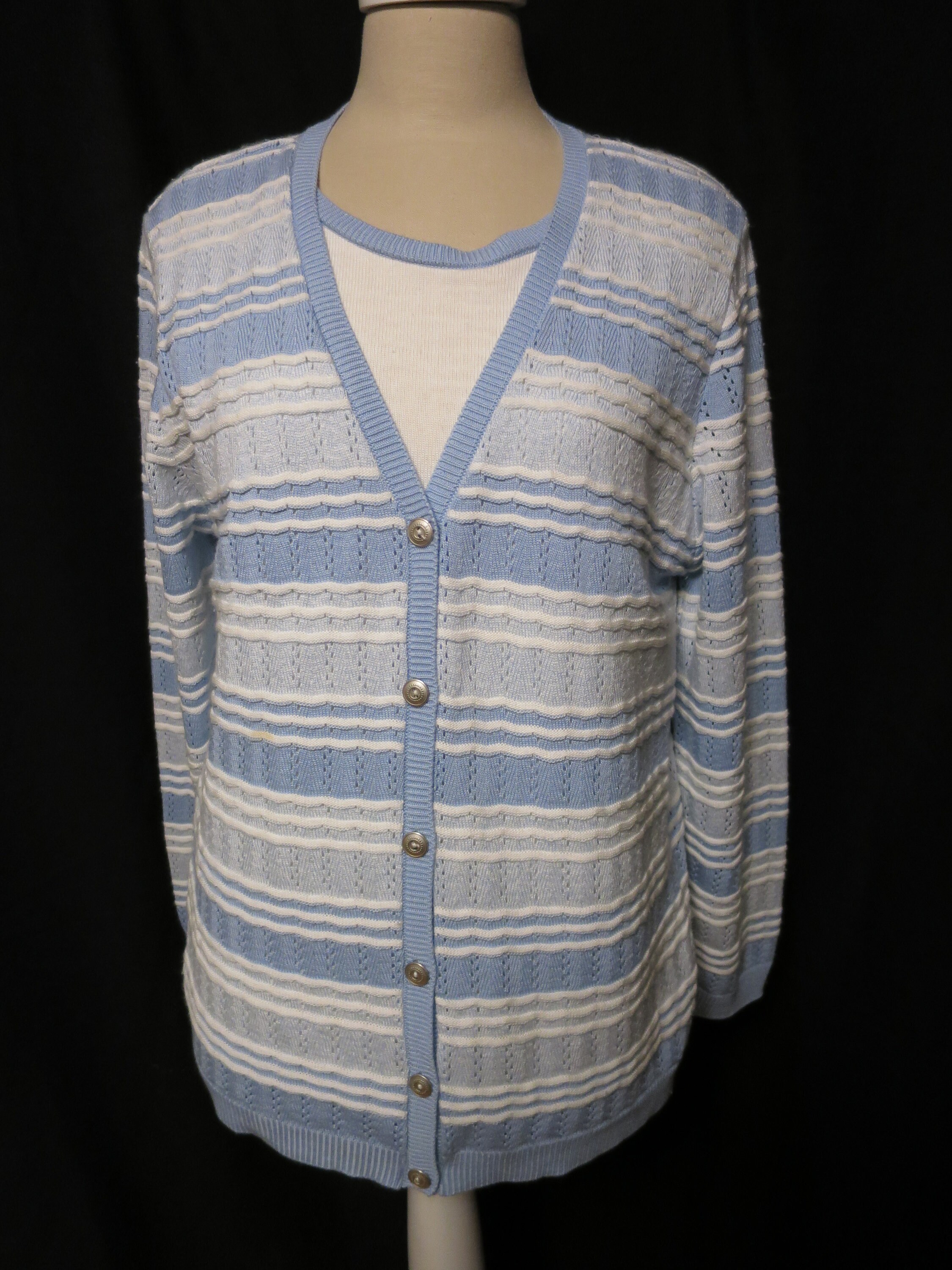 Vintage Alfred Dunner Cardigan Knit 