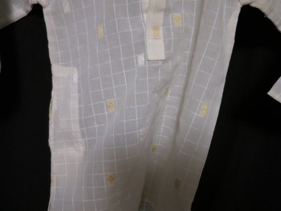 Vintage Girl Toddler Dress Size 3 Dacron Silk Emb… - image 3