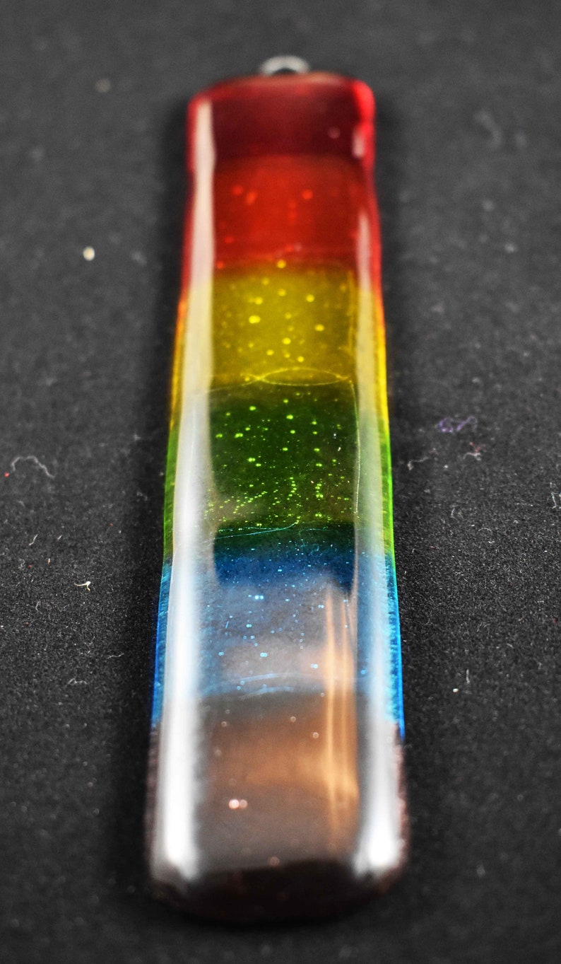 Fused Glass Rainbow Suncatcher