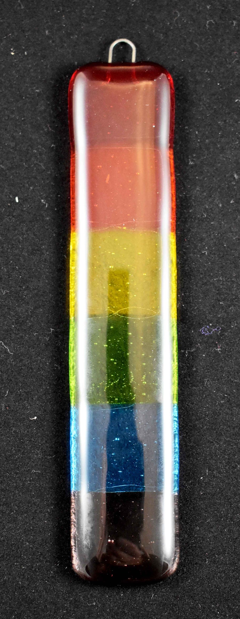 Fused Glass Rainbow Suncatcher