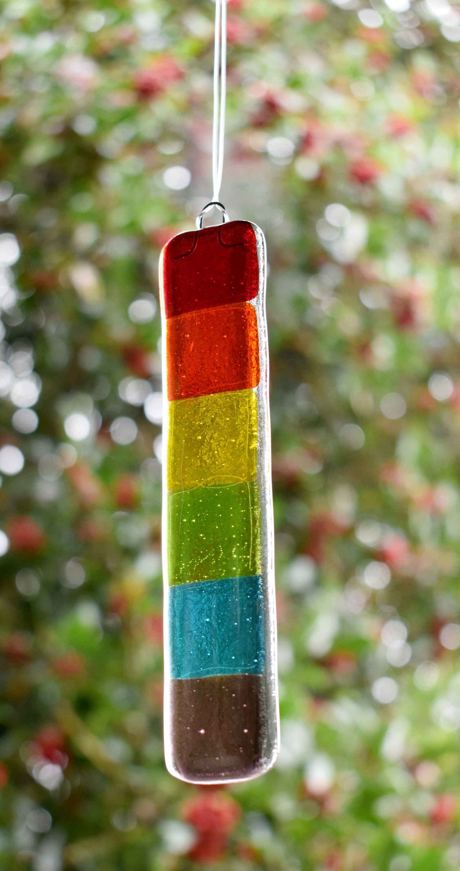 Fused Glass Rainbow Suncatcher Etsy