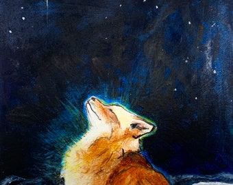 A Quiet Moment. High Quality Giclée. Fox Art. Solstice Art. Signed Archival print