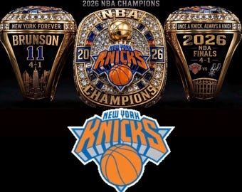 Bing Bong Pre Order 2026 NY New York Knicks Championship Ring US SHIPS 15 July (Ring size 9 and 11)