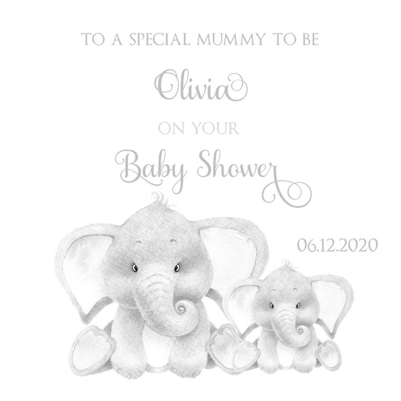 Personalised Very Cute BABY SHOWER Card for Friend Sister Etsy UK