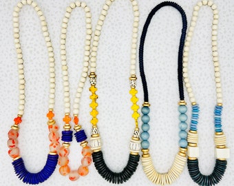 College inspired statement necklaces, perfect for tailgating! Clemson, App State, and Carolina Tar Heel colors shown. Message for others.