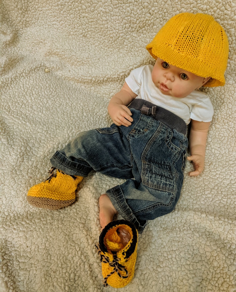 Baby Construction Hat and Boots Baby Hard Hat Set Unique Etsy