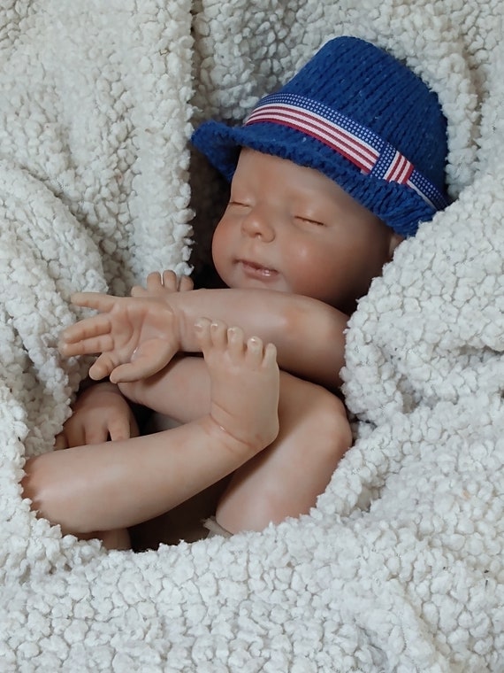 4th of July Fedora Flag Baby Hat 