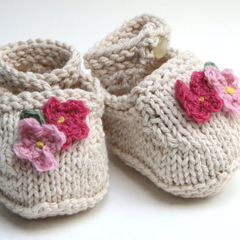 Knitted Baby Shoes - Etsy