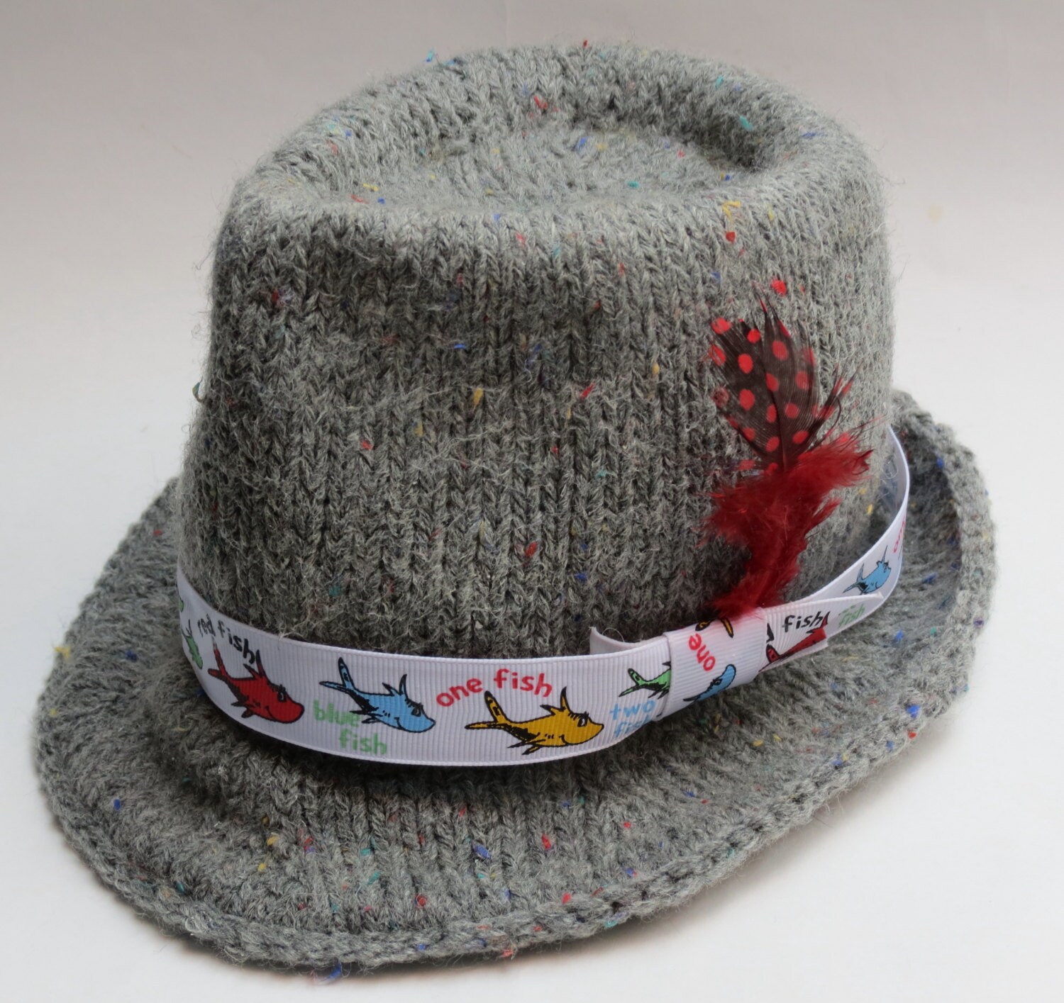 Fedora, Baby Fedora, Kids Fedora Hat, Unique Baby Boy Gift, Baby Knitted Hat, Baby Photo Prop, One Fish Two Fish, Unique Baby Shower Gift