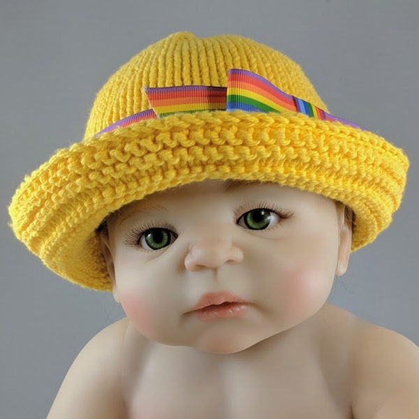 Baby Rainbow Hat Etsy