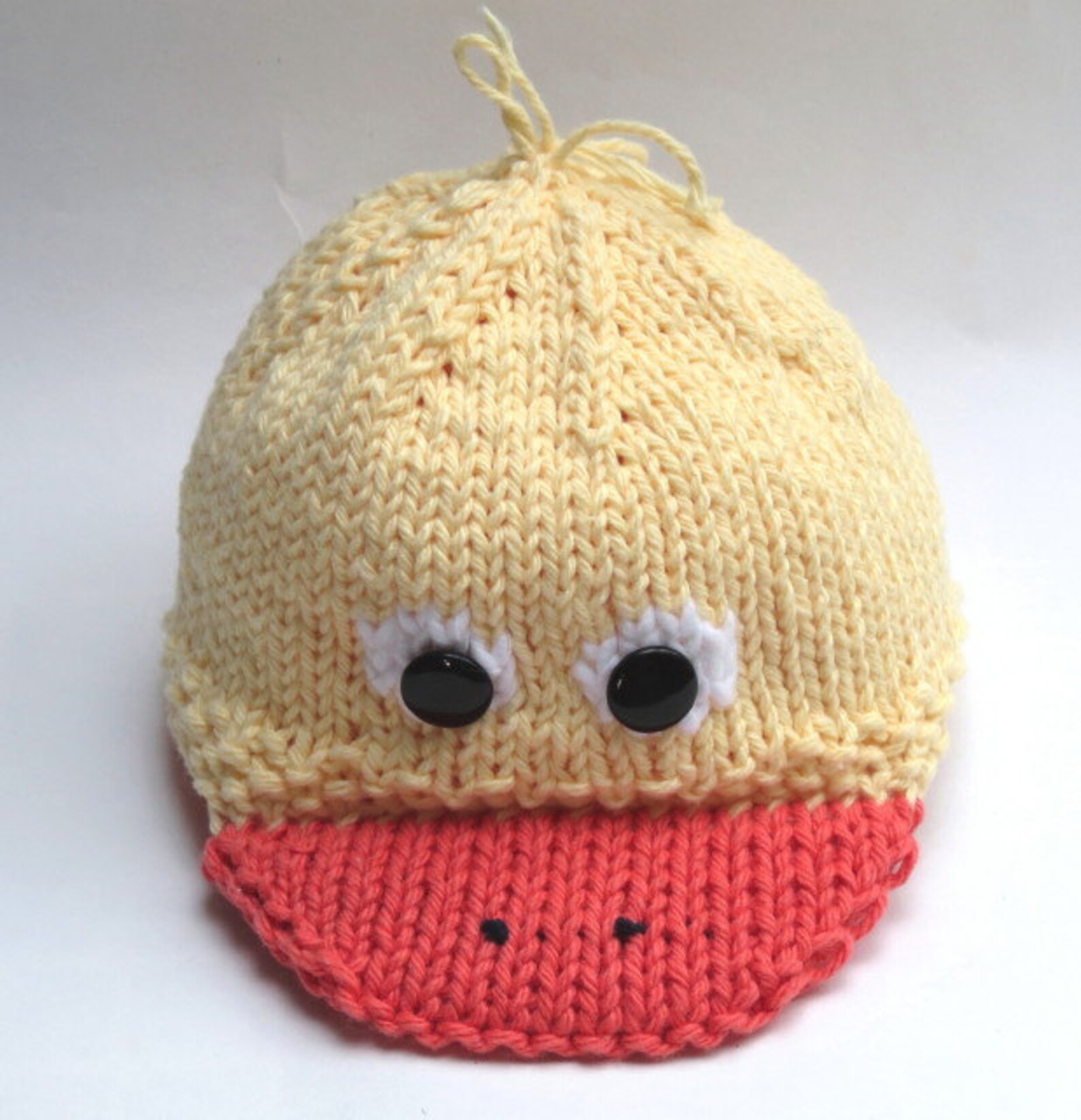 Baby Summer Cap Duck Hat Baby Easter Gift Cotton Knit Hat Etsy Polska