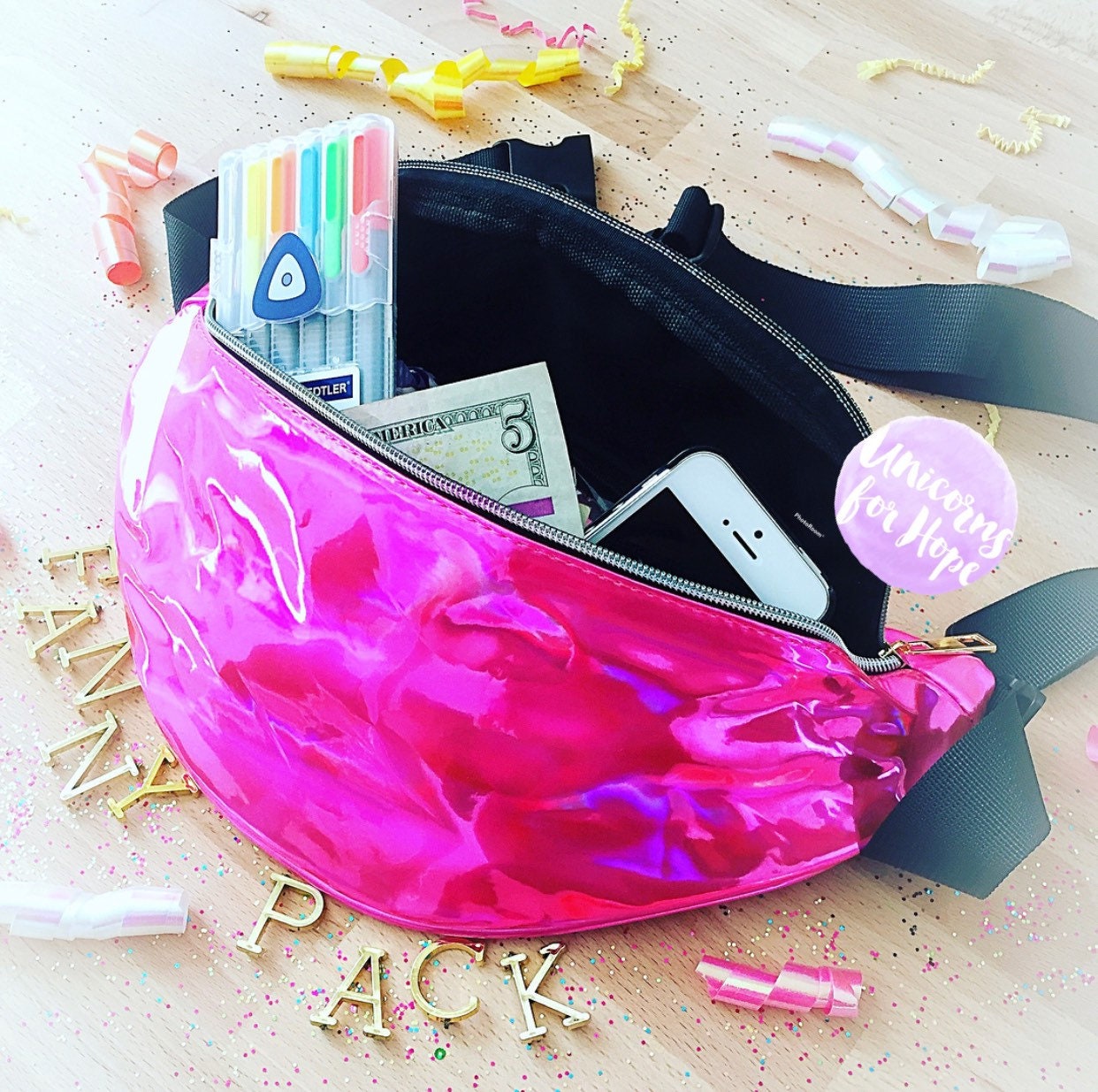 Clear rainbow hotsell fanny pack