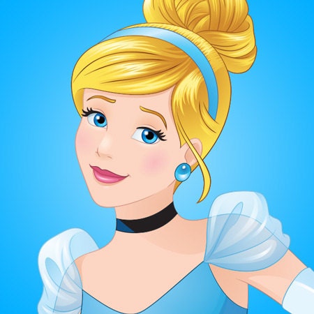 Cinderella Disney Princess Modern Cross Stitch Pattern Pdf Etsy