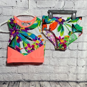 Kids Gymnastics Leotard, Custom Leotard, Personalized Dancewear, Gymnast Gift, Girls Leotard, Teen leotard, Two Piece Leotard, Work Out