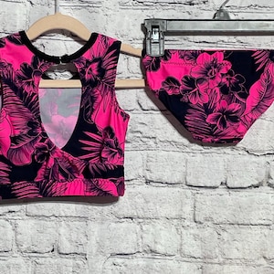 Kids Gymnastics Leotard, Custom Leotard, Personalized Dancewear, Gymnast Gift, Girls Leotard, Teen leotard, Two Piece Leotard, Work Out