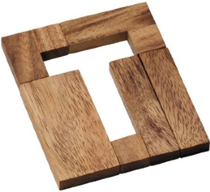 wooden t puzzle