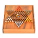 Wooden Toy : Chinese Checkers In Box - The Organic Natural Puzzle Game Play for Baby and Kids 