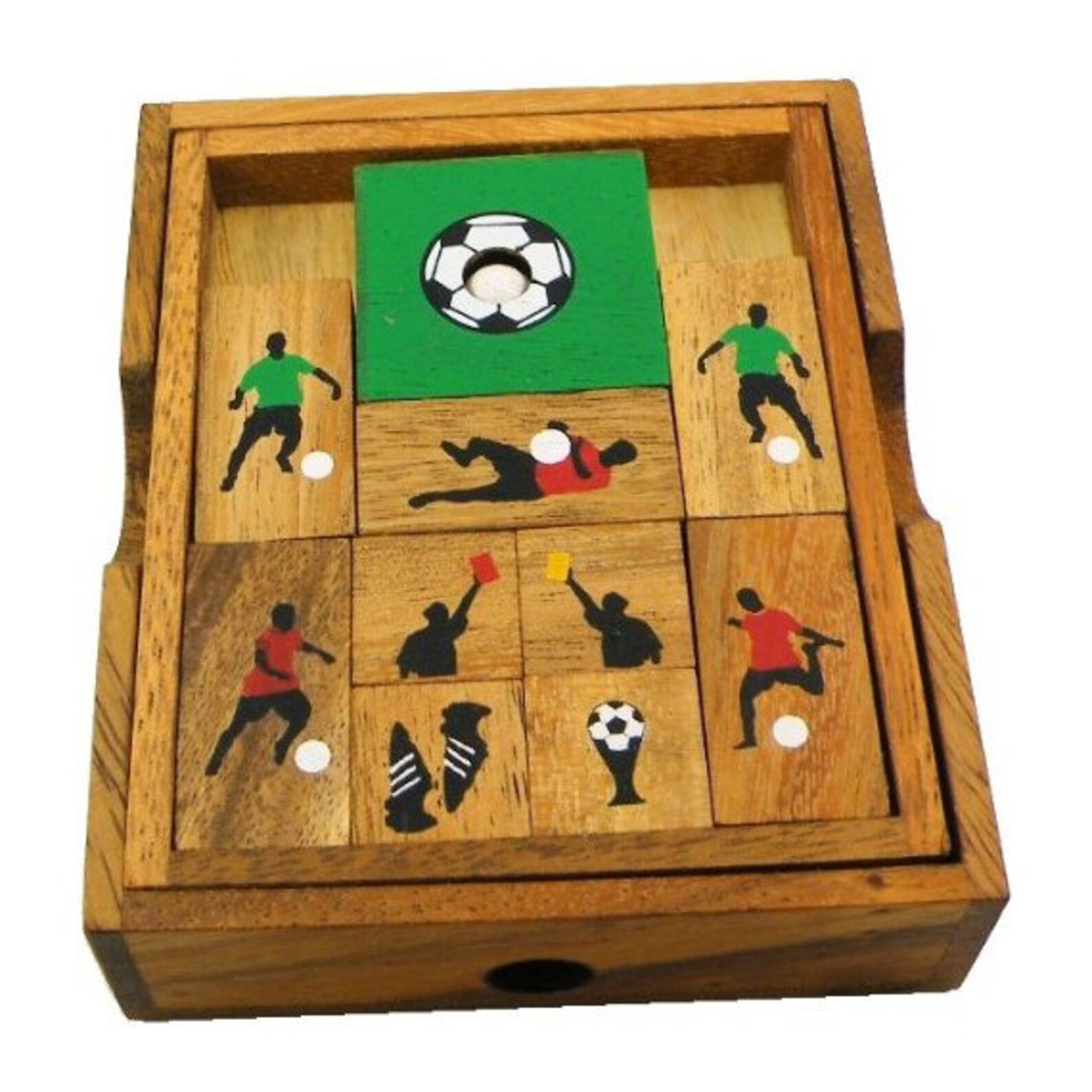 Wooden Toy Soccer Field Wooden Puzzle Brain Teaser the Etsy