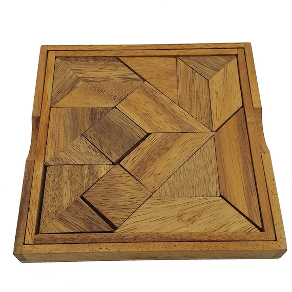 Jouet en bois: 14 Puzzle en bois Puzzle casse-tête le jeu de