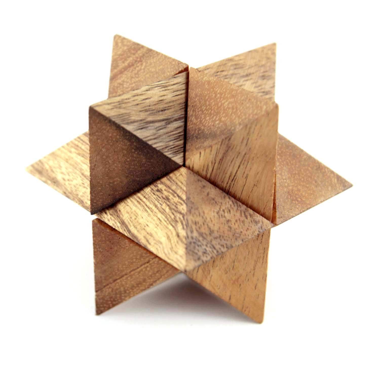 Puzzle estrella de madera sale