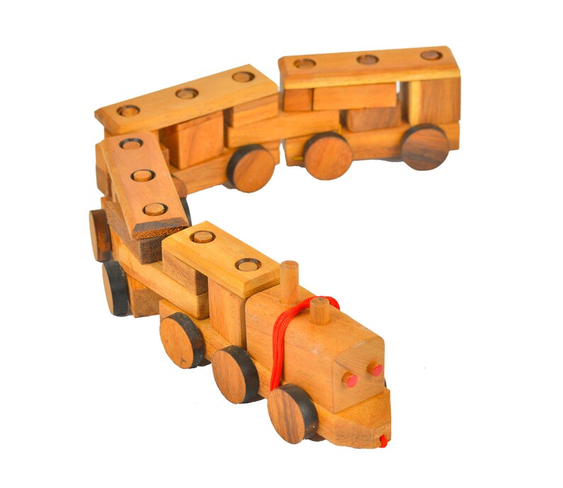 pull along wooden blocks