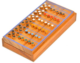 Wooden Toy : Wooden Mastermind Game - The Organic Natural Puzzle Game Play for Baby and Kids