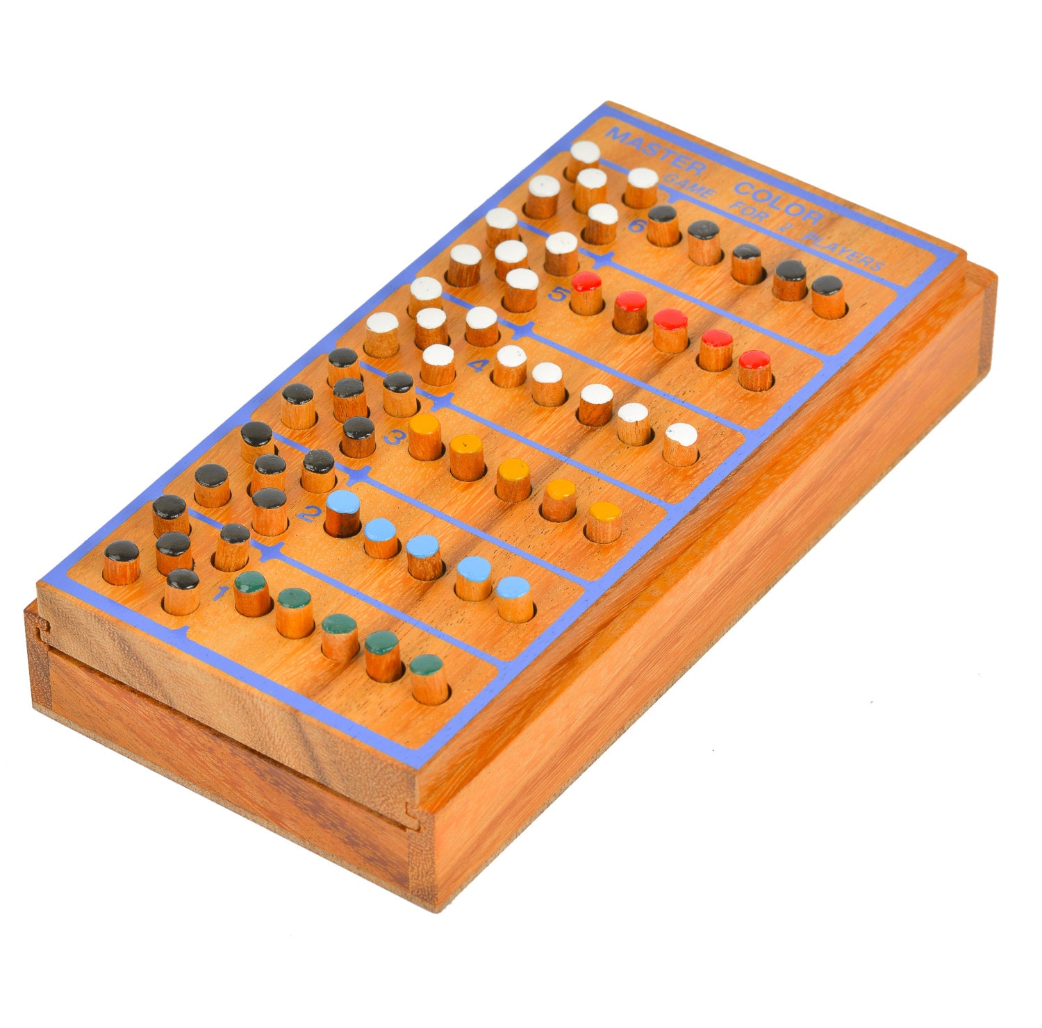 Wooden Toy Wooden Mastermind Game the Organic Natural Puzzle Game