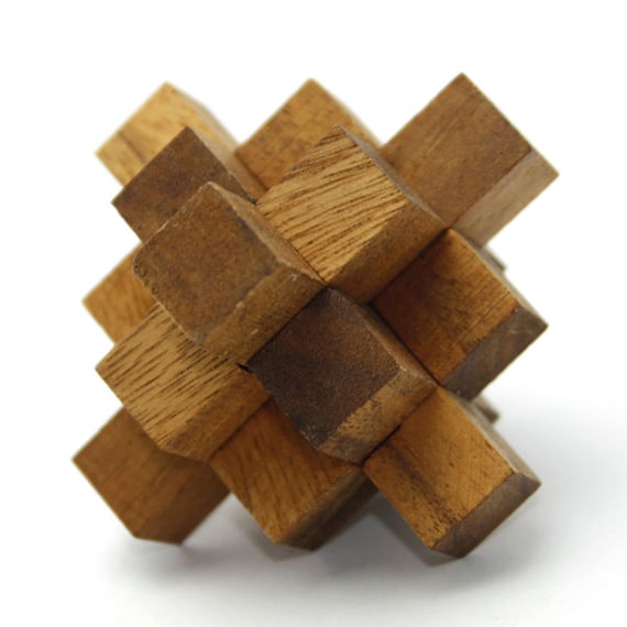 Juguete madera : Estrella de caída El puzzle - Etsy